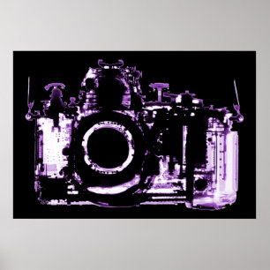 POSTER - X RAY VISION CAMERA - LILA