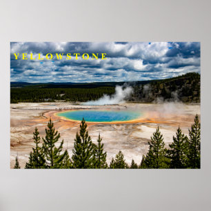 Poster Yellowstone Hett Pot