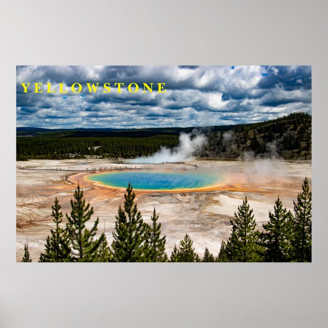 Poster Yellowstone Hett Pot (Framsidan)