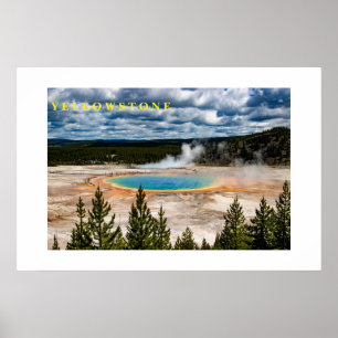 Poster Yellowstone Hett Pot