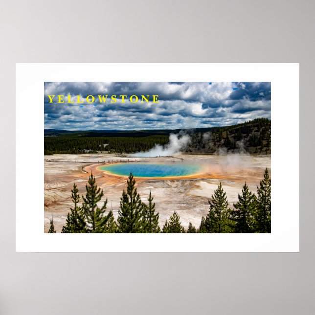 Poster Yellowstone Hett Pot (Framsidan)