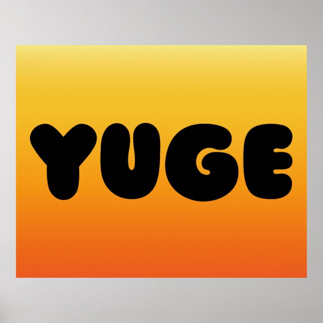 Poster YUGE DESIGN (Framsidan)