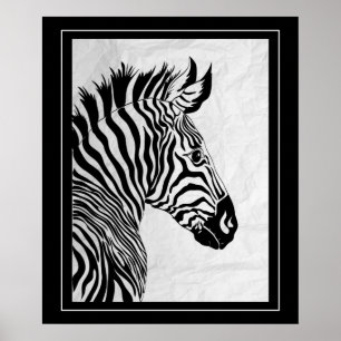 Poster-Zebra 20 x 24 tum Poster
