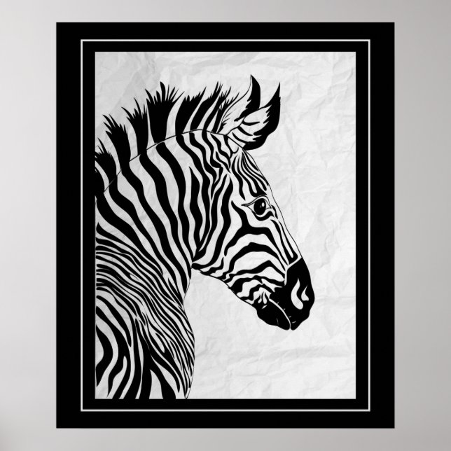 Poster-Zebra 20 x 24 tum Poster (Framsidan)