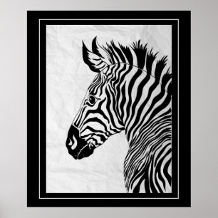 Poster-Zebra 20 x 24 tum Poster
