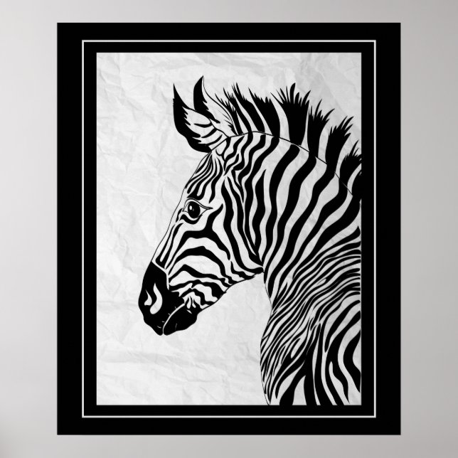 Poster-Zebra 20 x 24 tum Poster (Framsidan)