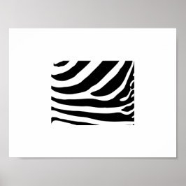 POSTER - ZEBRA RÄNDER ABSTRAKT 2