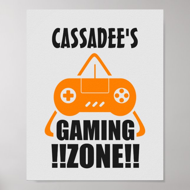 Poster Zon Personlig för spel (Framsidan)