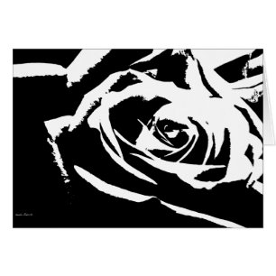 Posterized Ro Art Card Hälsningskort