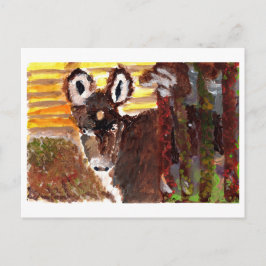 Posterkort för petig dal-donkey vykort