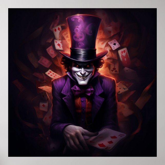 PosterLe Jeu de Cartes Fantastique avec le Joker Poster (Framsidan)
