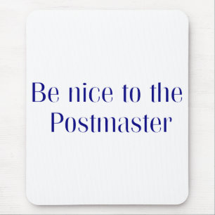 Postföreståndare Mousepad Musmatta