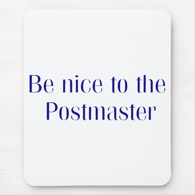 Postföreståndare Mousepad Musmatta (Framsidan)