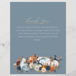 Postföretag, Tack, skylt, Porch Décor, Fall