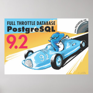 PostgreSQL 9,2 jätte- affisch