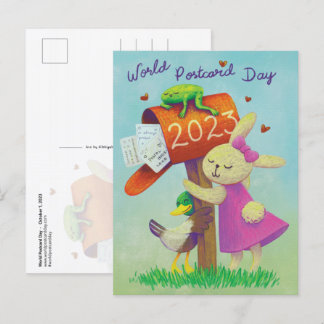 Posthugg (Världskortdagen 2023) Vykort
