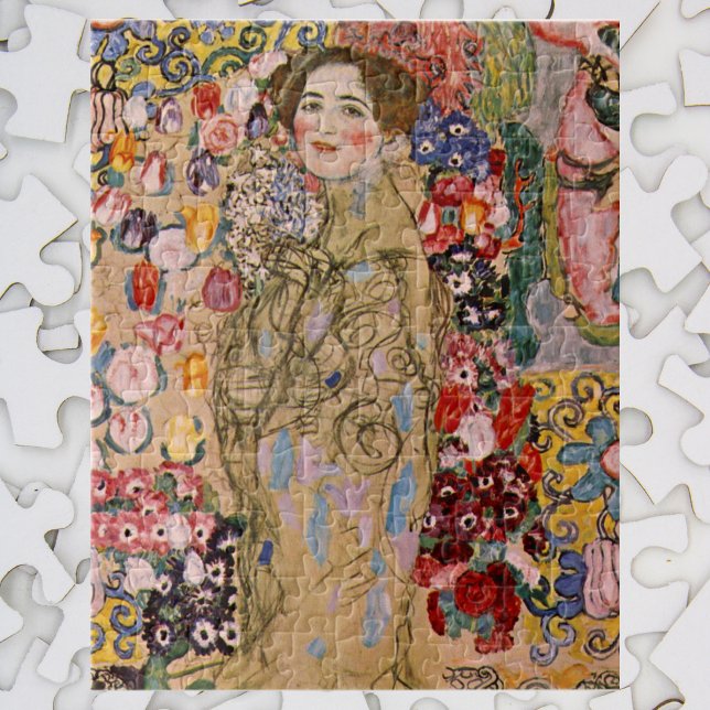 Posthumous Porträtt i Ria Munk av Gustav Klimt Pussel (Skapare uppladdad)