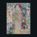 Posthumous Porträtt i Ria Munk av Gustav Klimt Vykort<br><div class="desc">Posthumous Porträtt of Ria Munk (1918) av Gustav Klimt är en vintage av Viktorian Era Symbolism bra art porträtt. Den unga kvinnan i porträtt är Maria Munk som begick självmord den 28 december 1911, efter att författaren Hanns Heinz Ewers avbröt sin förlovning. När Klimt själv arbetade på porträtt dog och...</div>