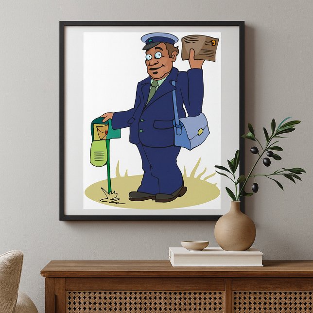 Postie Delivering Poster (Skapare uppladdad)