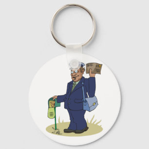Postie som levererar Keychain Nyckelring
