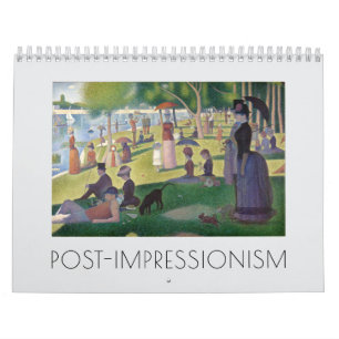 Postimpressionistiska finkonstsmålningar kalender