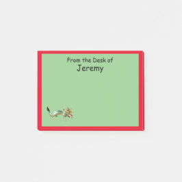 PostIT-anteckning - Dragon och Red Gräns Post-it Block