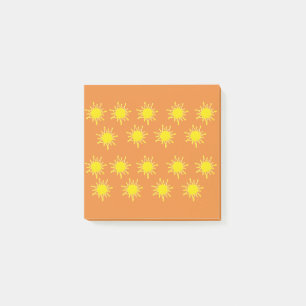 PostIT-anteckningar för Gulten sol Orange Post-it Block