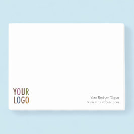 Postit® Notes Anpassningsbar Company Logotyp Promo Post-it Block