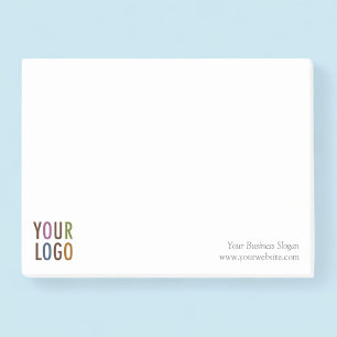Postit® Notes Anpassningsbar Company Logotyp Promo Post-it Block