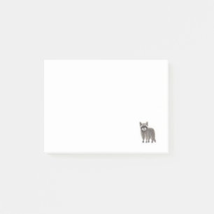 Postit notes Racoon Post-it Block
