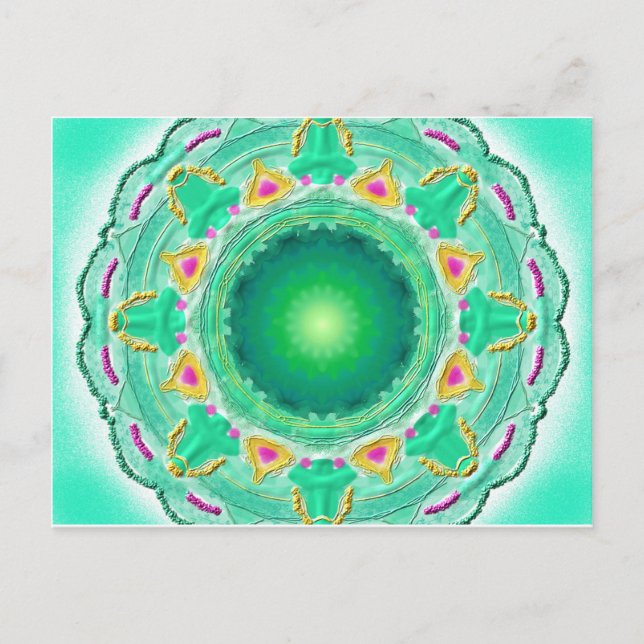 Postkarte 12 "Explosion of Nature" Vykort (Framsida)