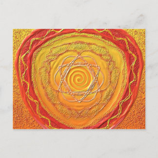 Postkarte 27 "Goldene Spirale" Vykort