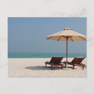 Postkarte - Abu Dhabi - Dubai - Strand Vykort