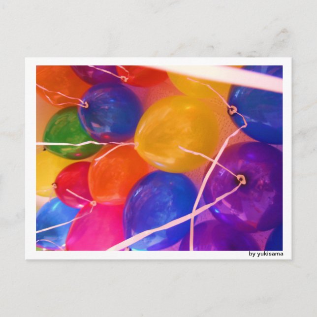 Postkarte - Ballons II Vykort (Framsida)