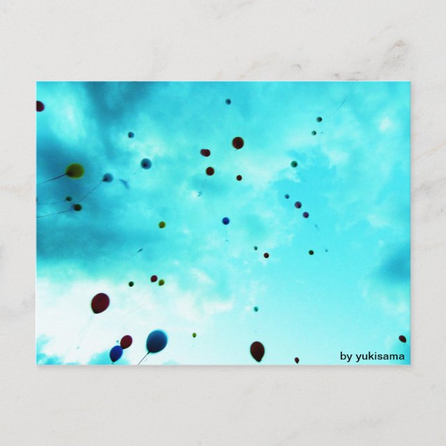 Postkarte - Ballons Vykort (Framsida)