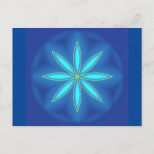Postkarte ’Blue Kärlek’ Vykort