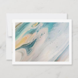 Postkarte Boho Blue 4,25" x 5,6" Vykort