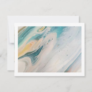 Postkarte Boho Blue 4,25" x 5,6" Vykort