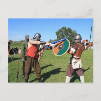 Postkarte - das letzte Gefecht Vykort