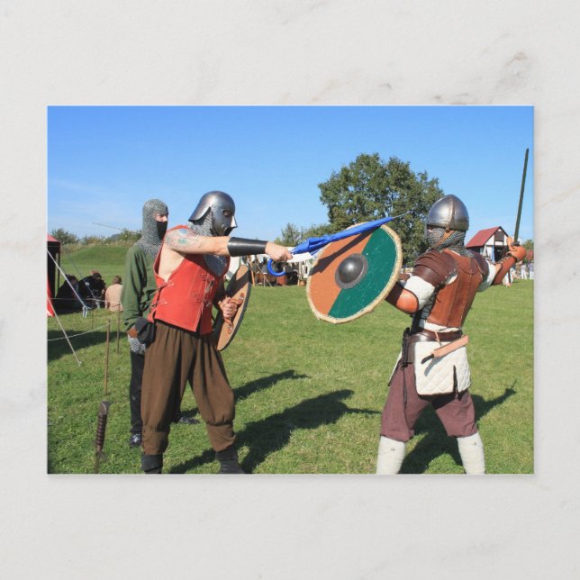Postkarte - das letzte Gefecht Vykort (Framsida)