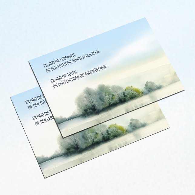 Postkarte "Es sind die Lebenden ..." Vykort (Skapare uppladdad)