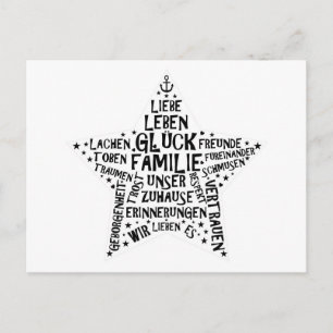 Postkarte "FAMILIENSTERN" Vykort