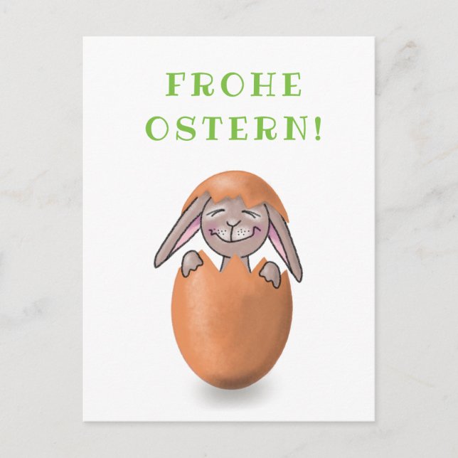 Postkarte Frohe Ostern Vykort (Framsida)