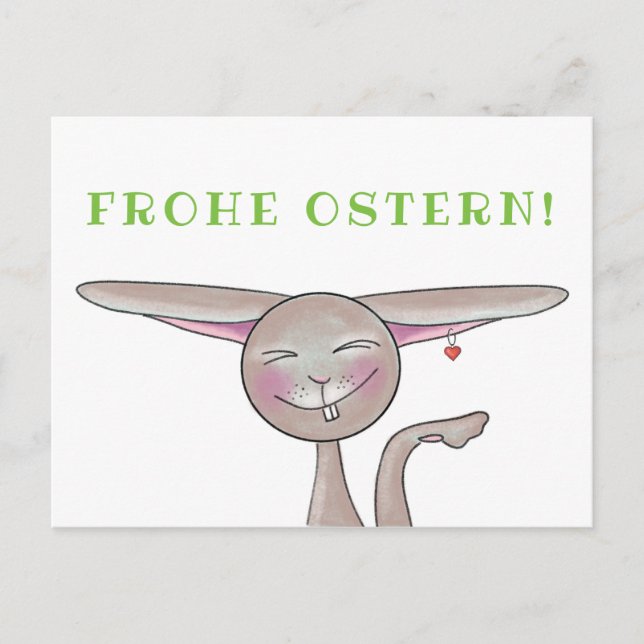 Postkarte Frohe Ostern Vykort (Framsida)