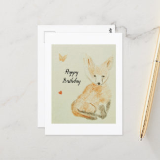 Postkarte Fuchs Vykort
