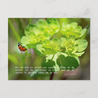 Postkarte Glück (utgåva sinn.worte) Vykort