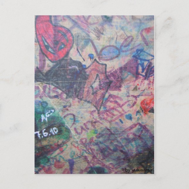 Postkarte - Grafiti Vykort (Framsida)