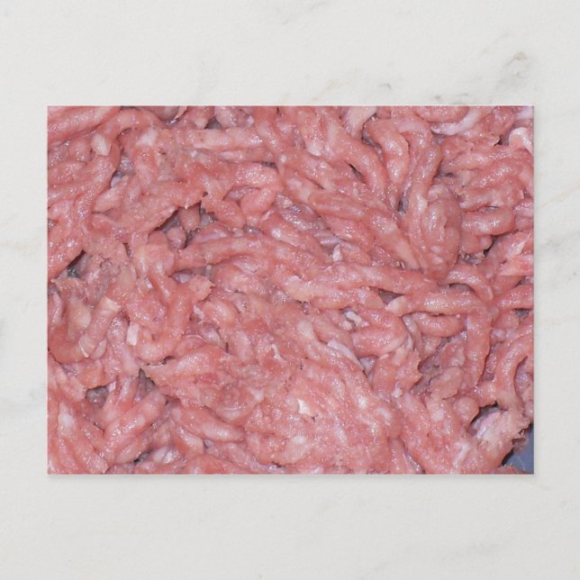 Postkarte "Hackfleisch" Vykort (Framsida)