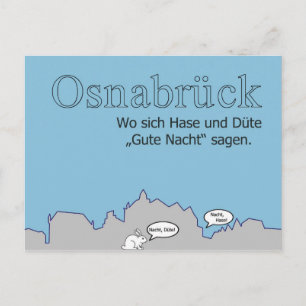 Postkarte Hase & Düte Vykort