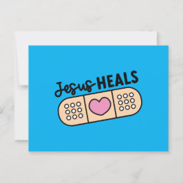 Postkarte Jesus heilt - Jesus heals Vykort